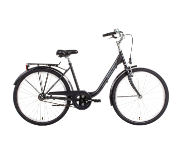 Biketek Feliz 26 kontrás városi kerékpár Grafit