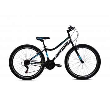 Capriolo Diavolo 600 26" gyermek MTB kerékpár 14" Fekete-Kék