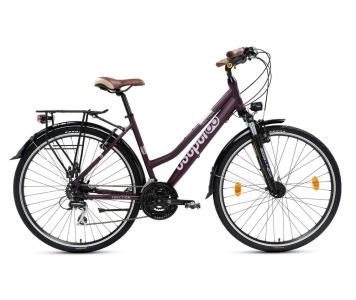 Csepel Traction 250 női trekking kerékpár 17" Padlizsán