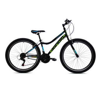 Capriolo Diavolo 600 26" gyermek MTB kerékpár 14" Fekete-Zöld 2025