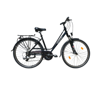 Broster Mavine Lady 28 könnyűvázas női trekking kerékpár 45 cm Fekete