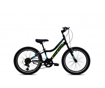 Capriolo Diavolo 200 20" gyerek kerékpár Fekete-Zöld