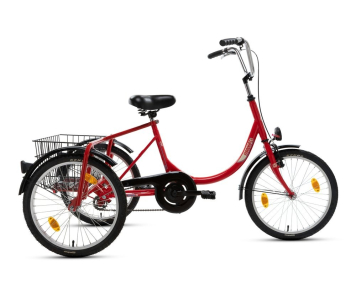 Csepel Camping három kerekű agyváltós kerékpár Piros
