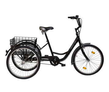 Koliken Gommer három kerekű 1 sebességes kerékpár fekete