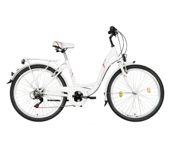 Koliken Sweet Bike 26 városi kerékpár fehér