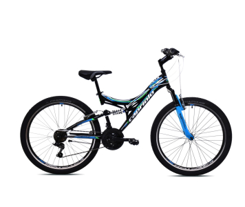 Capriolo CTX 260 26" összteleszkópos kerékpár Fekete-Kék