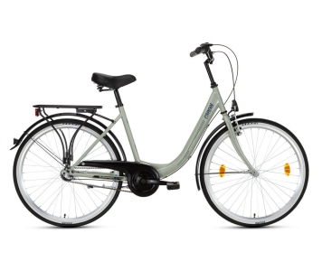 Csepel Budapest B 26 agyváltós városi kerékpár Szürke 2024