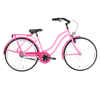 Koliken Cruiser kontrás női kerékpár rózsa