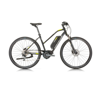 Shockblaze Pulse E600 férfi pedelec crosstrekking kerékpár fekete