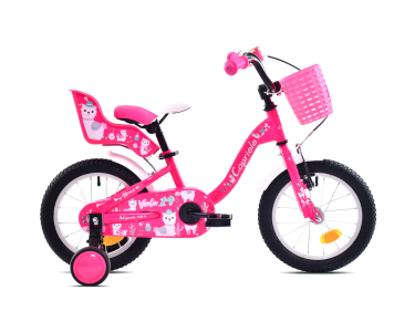 Capriolo Viola 14" alpakás gyerek kerékpár Pink