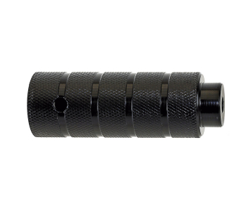 Csepel 110x38mm 3/8" acél kilépő fekete