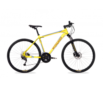 Woodlands Cross 2.1 crosstrekking kerékpár 19" Sárga
