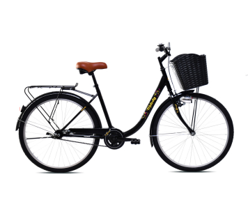 Adria Melody női városi 1 sebességes 26 kerékpár Fekete