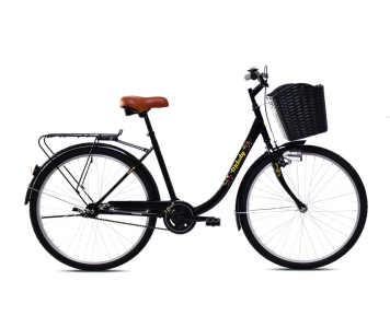 Adria Melody női városi 1 sebességes 26 kerékpár Fekete