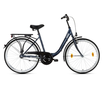 Csepel Budapest B 26 kontrás városi kerékpár Sötétkék 2024