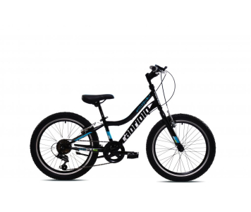 Capriolo Diavolo 200 20" gyerek kerékpár Fekete-Kék