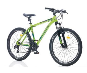 Corelli Via 1.3 24" gyerek MTB könnyűvázas kerékpár Zöld