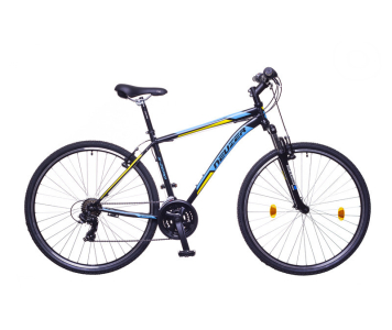 Neuzer X-Zero 21" férfi crosstrekking kerékpár fekete-sárga