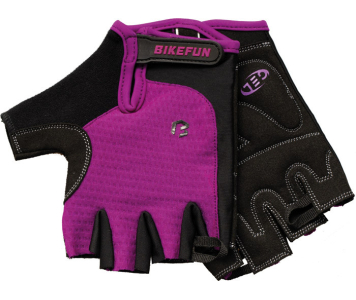 BikeFun Missy rövid kesztyű XS lila