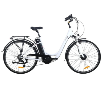 Velzen City női 28 elektromos kerékpár Fehér