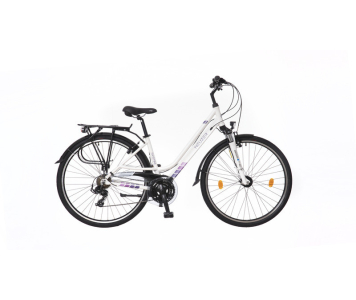 Neuzer Ravenna 100 női 17" trekking kerékpár Fehér