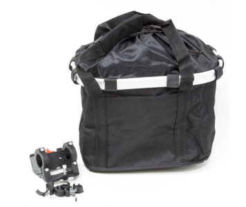 Csepel levehető szövet első kosár fekete