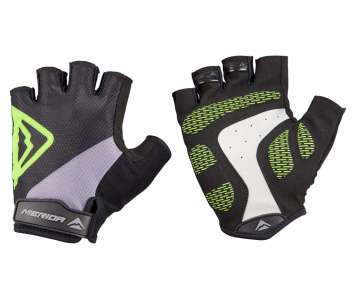 Merida Classic Gel rövid kesztyű  XS fekete-zöld