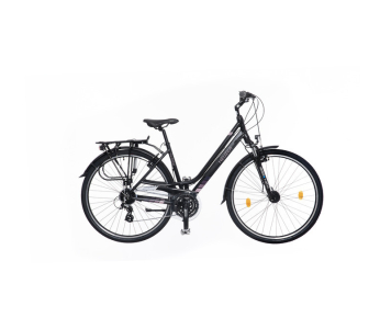 Neuzer Ravenna 200 női 17" trekking kerékpár Fekete