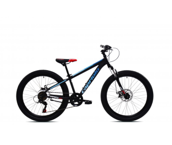 Capriolo Oxigen Disc 24" gyerek kerékpár Fekete-Kék