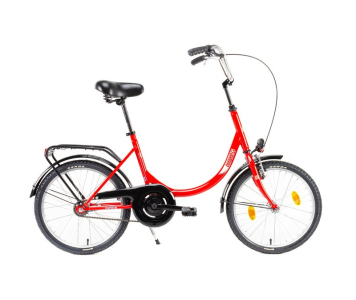 Csepel Camping kontrás merevvázas kerékpár Piros