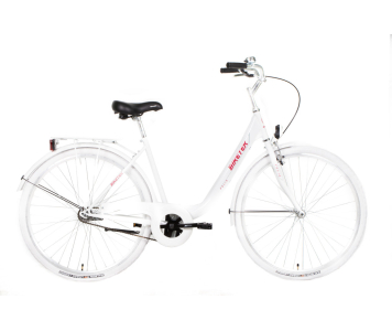 Biketek Feliz 28 kontrás városi kerékpár fehér