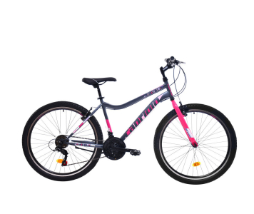 Capriolo Diavolo 600 26" lányka MTB kerékpár 14" Grafit-Lila