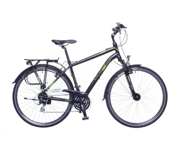 Neuzer Firenze 200 férfi 21" trekking kerékpár Fekete-Zöld