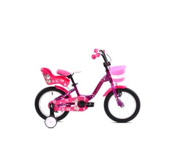 Capriolo Viola 14" unikornisos gyerek kerékpár Lila